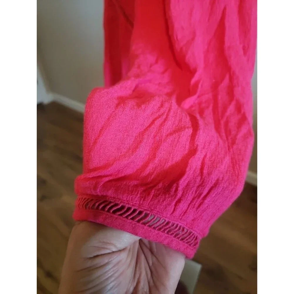 Free People Go Lightly Swing Dress Lined Mini Women's Hot PinkSize XS